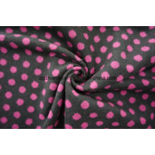 Wool Fabric Woolen Flecky Pink&Black